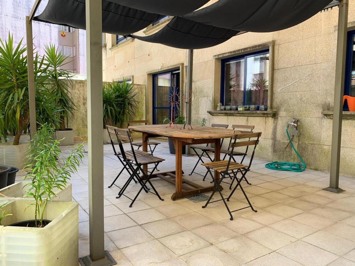 Impresionante Piso En El Centro De Pontevedra Con Terraza Y Parking Apartment Exterior photo