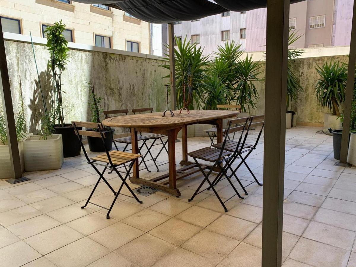 Impresionante Piso En El Centro De Pontevedra Con Terraza Y Parking Apartment Exterior photo